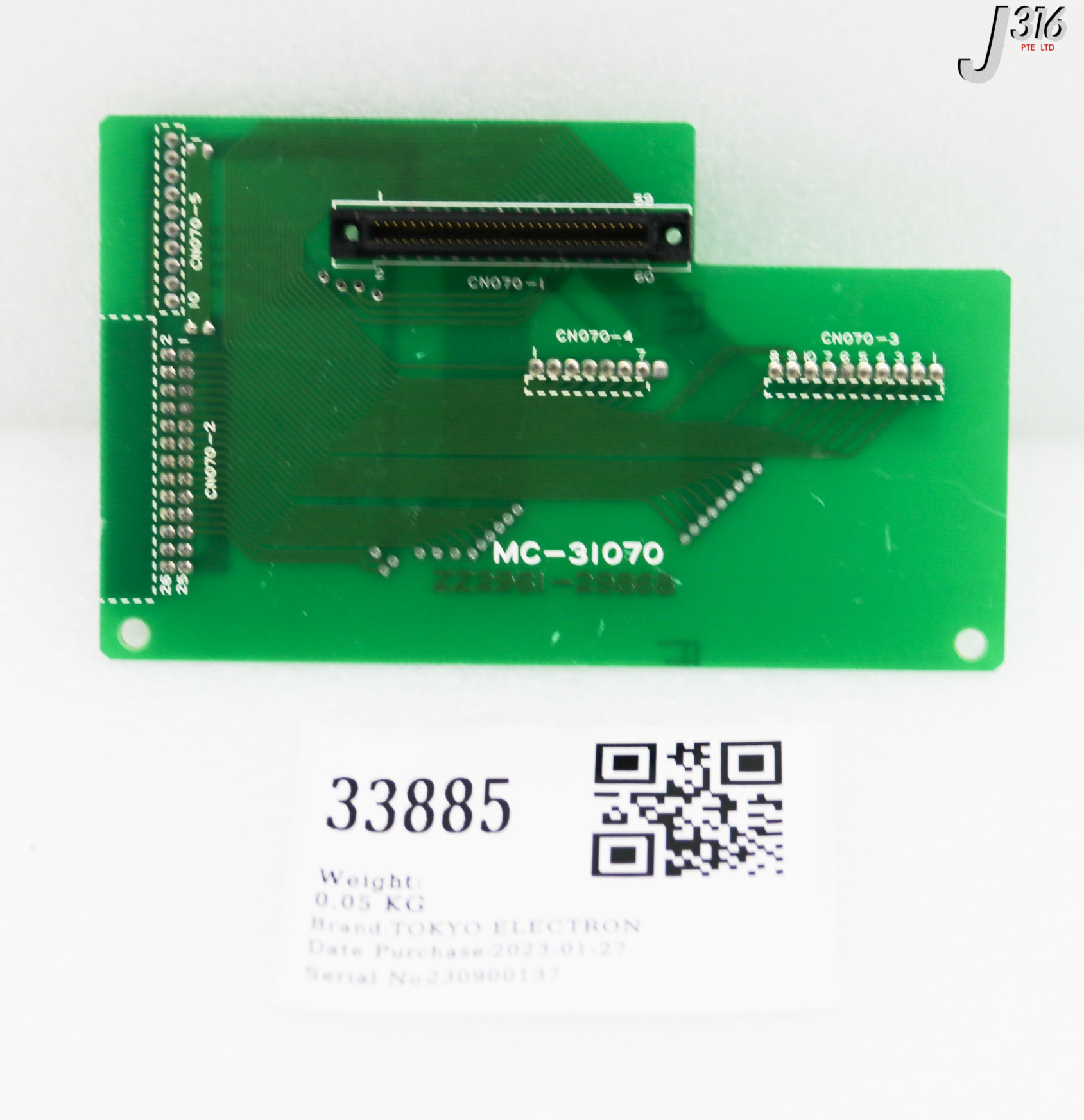 6本セット 33885 TOKYO ELECTRON PCB ASSY MC-31070 | eBay